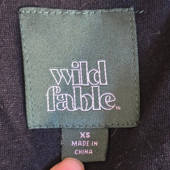 Wild Fable Cropped Sherpa Jacket Shacket Womens Butterfly Coquette Fairy Whimsy - Picture 3 of 8